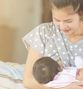 Breastfeeding benefits for baby and mom