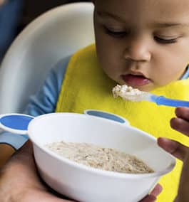Introducing infant-friendly foods
