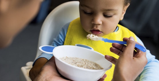 Introducing infant-friendly foods