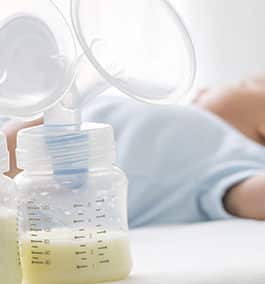 Pumping breast milk