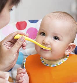 Freezing and reheating baby food