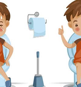 Correct chronic constipation in kids