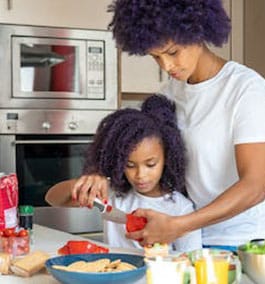 Involving your kids in meal planning and preparation teaches them more than you might imagine!